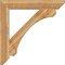 Ekena Millwork Legacy Slat Rough Sawn Bracket, Western Red Cedar, 6"W x 44"D x 44"H BKT06X44X44LEC06RWR - alternate 2